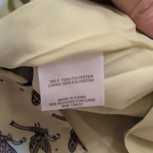 NWT ModCloth Your Flowing Places Maxi Dress Yellow Dragonfly print size 4 - Picture 6 of 12